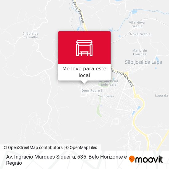Av. Ingrácio Marques Siqueira, 535 mapa