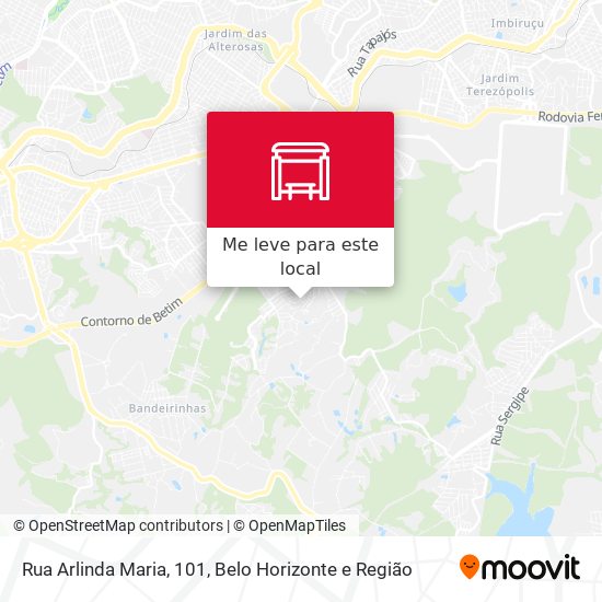 Rua Arlinda Maria, 101 mapa