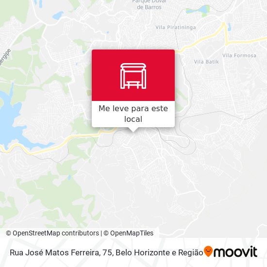Rua José Matos Ferreira, 75 mapa