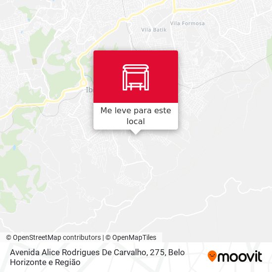 Avenida Alice Rodrigues De Carvalho, 275 mapa