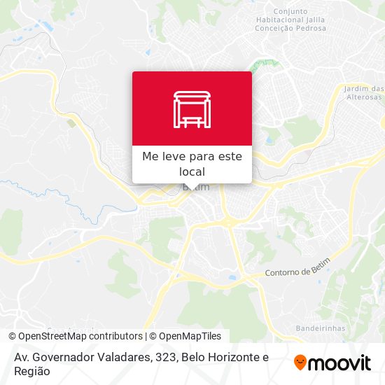 Av. Governador Valadares, 323 mapa