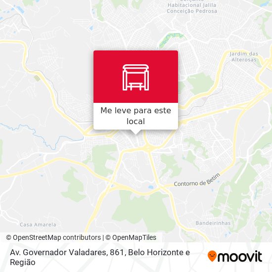 Av. Governador Valadares, 861 mapa