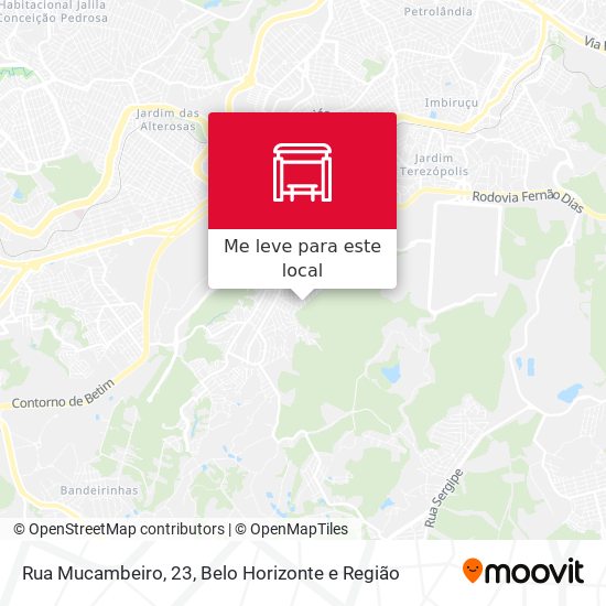Rua Mucambeiro, 23 mapa