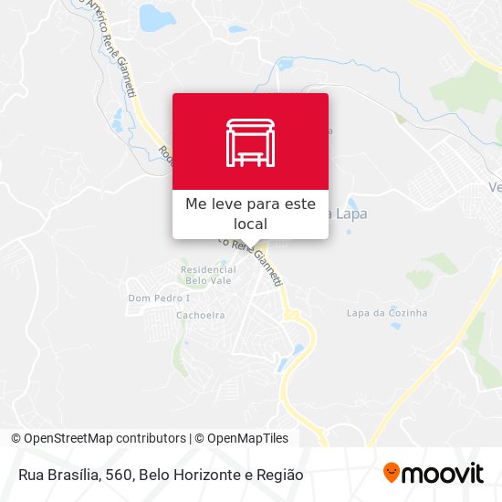 Rua Brasília, 560 mapa