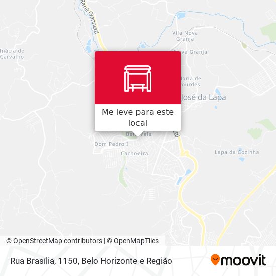 Rua Brasília, 1150 mapa