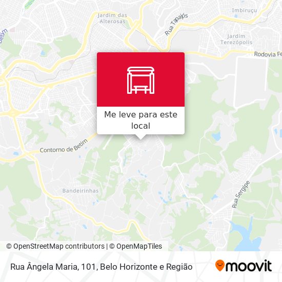 Rua Ângela Maria, 101 mapa