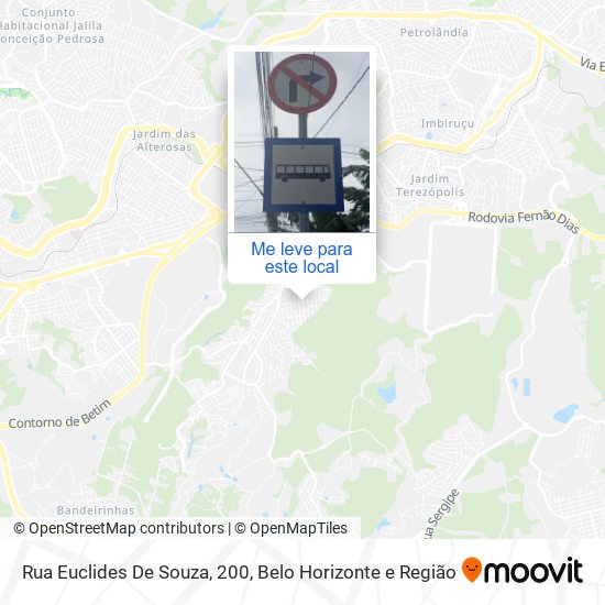 Rua Euclides De Souza, 200 mapa
