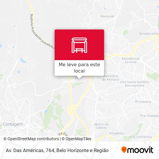 Av. Das Américas, 764 mapa