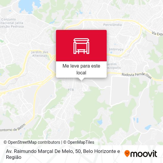 Av. Raimundo Marçal De Melo, 50 mapa