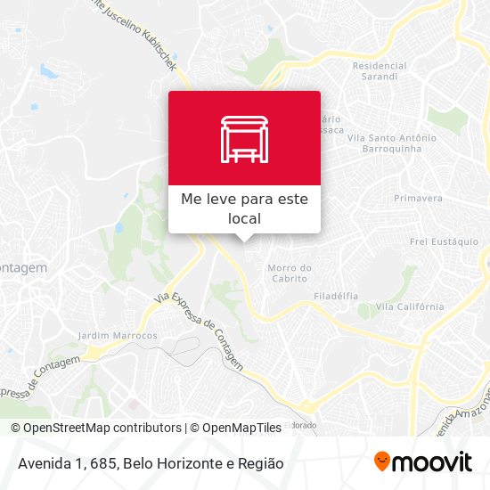 Avenida 1, 685 mapa