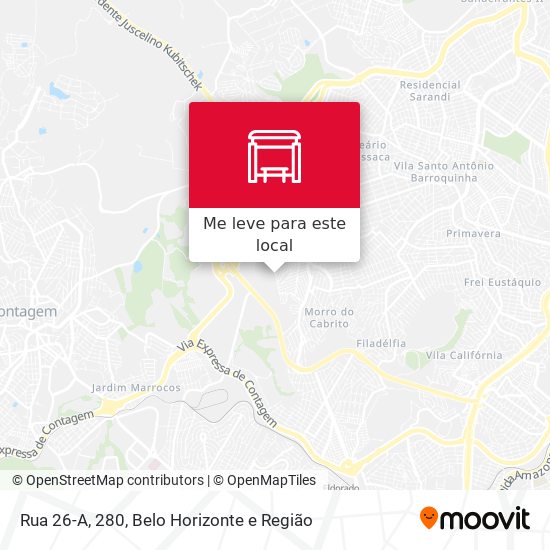 Rua 26-A, 280 mapa