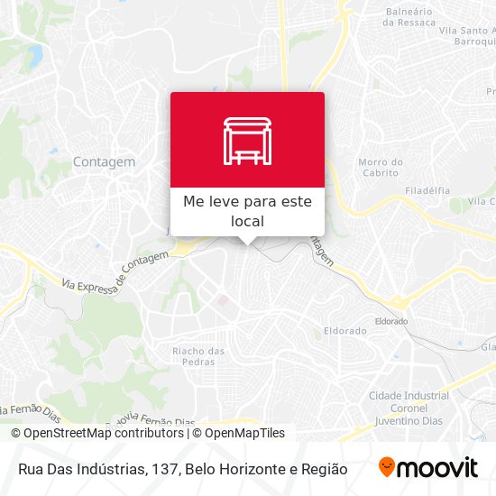 Rua Das Indústrias, 137 mapa