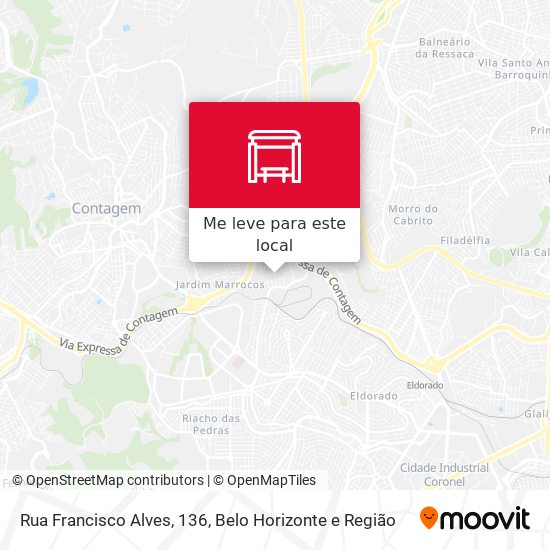 Rua Francisco Alves, 136 mapa