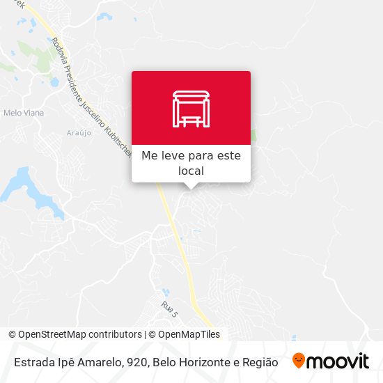 Estrada Ipê Amarelo, 920 mapa