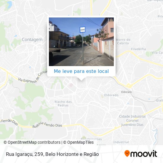 Rua Igaraçu, 259 mapa