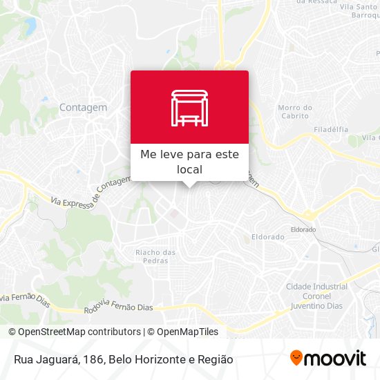 Rua Jaguará, 186 mapa
