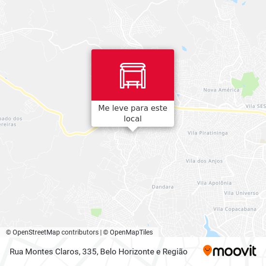 Rua Montes Claros, 335 mapa