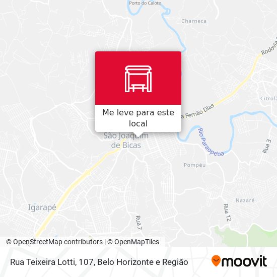 Rua Teixeira Lotti, 107 mapa