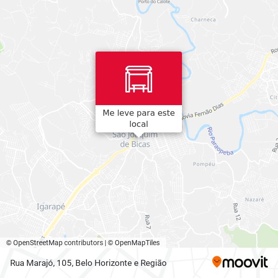 Rua Marajó, 105 mapa