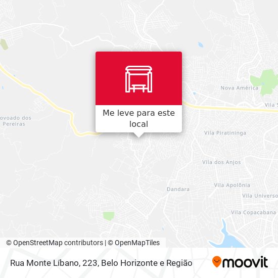 Rua Monte Líbano, 223 mapa