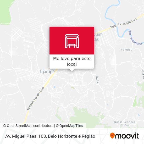 Av. Miguel Paes, 103 mapa