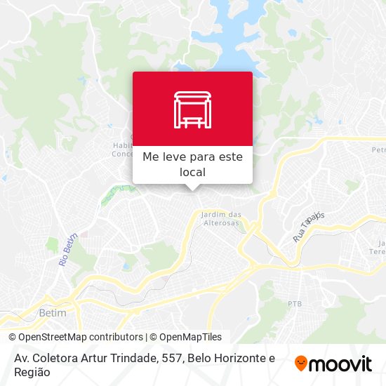 Av. Coletora Artur Trindade, 557 mapa