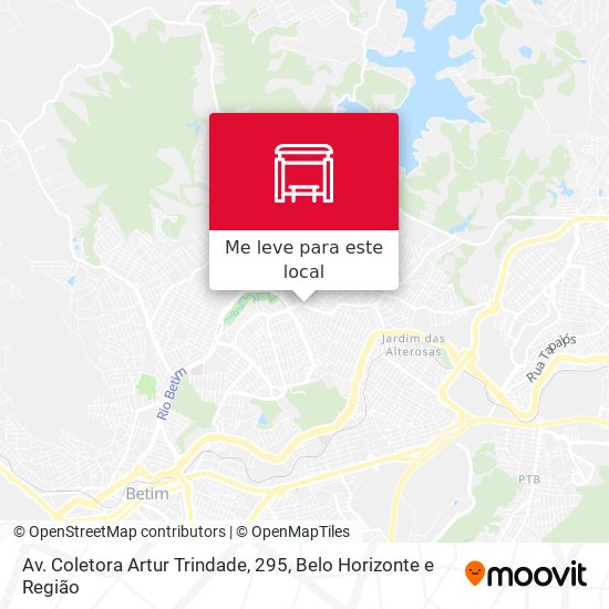 Av. Coletora Artur Trindade, 295 mapa