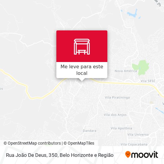 Rua João De Deus, 350 mapa