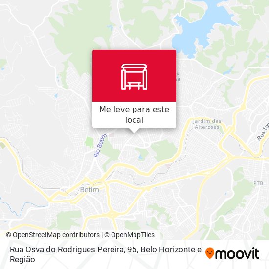 Rua Osvaldo Rodrigues Pereira, 95 mapa