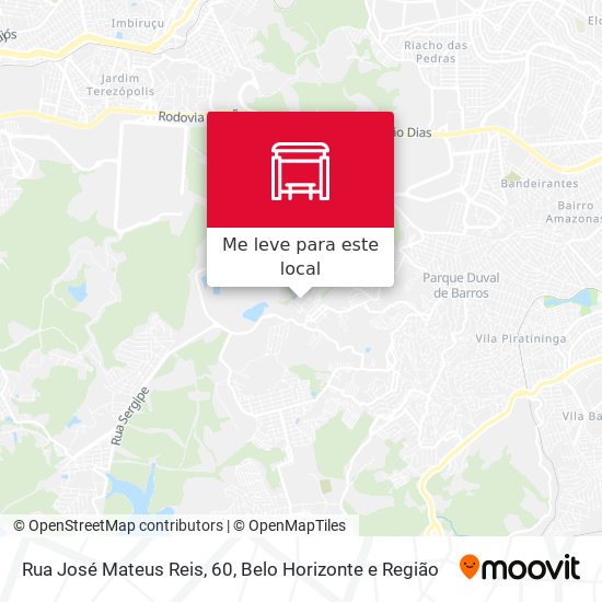 Rua José Mateus Reis, 60 mapa