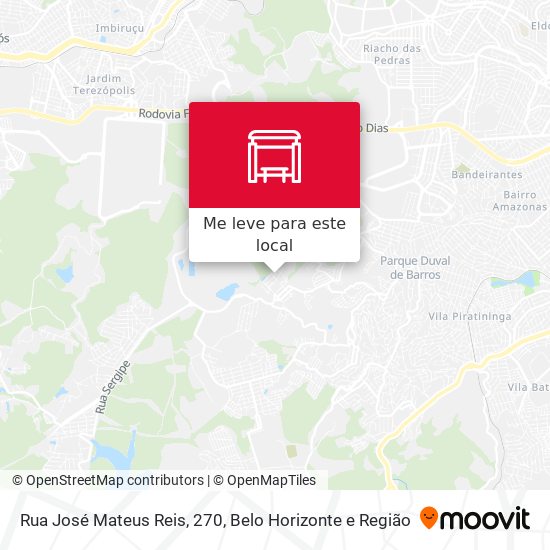 Rua José Mateus Reis, 270 mapa