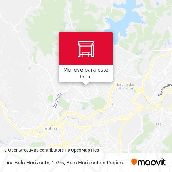 Av. Belo Horizonte, 1795 mapa