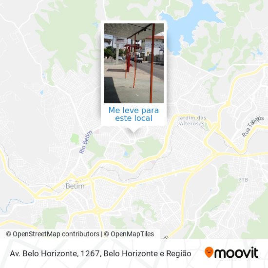 Av. Belo Horizonte, 1267 mapa