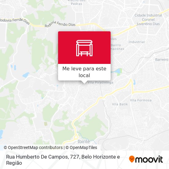 Rua Humberto De Campos, 727 mapa