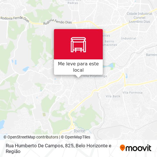 Rua Humberto De Campos, 825 mapa