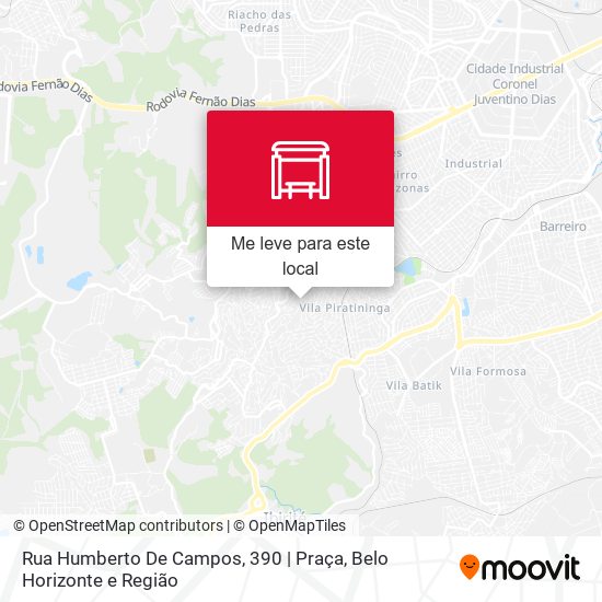 Rua Humberto De Campos, 390 | Praça mapa