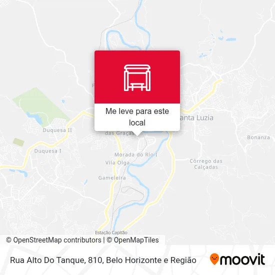 Rua Alto Do Tanque, 810 mapa