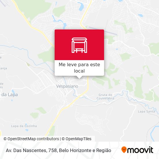 Av. Das Nascentes, 758 mapa