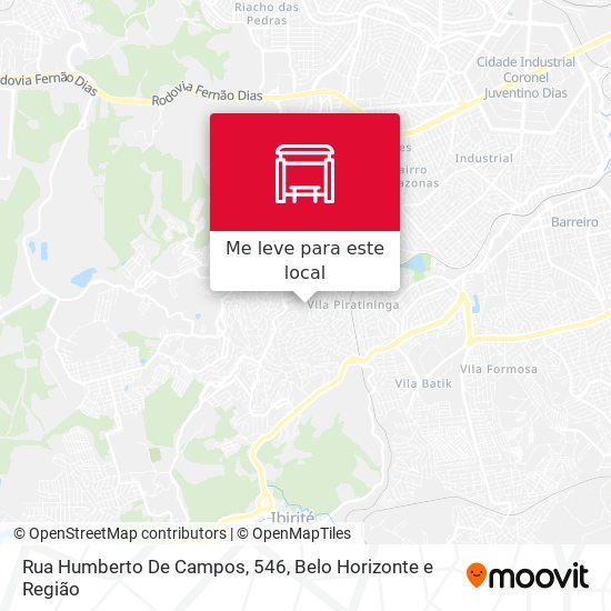 Rua Humberto De Campos, 546 mapa