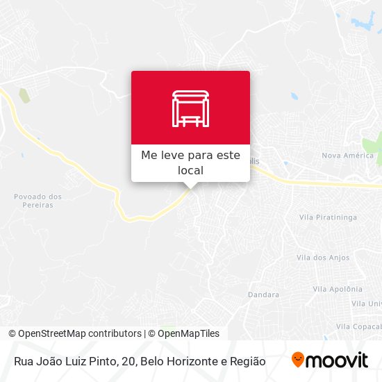 Rua João Luiz Pinto, 20 mapa