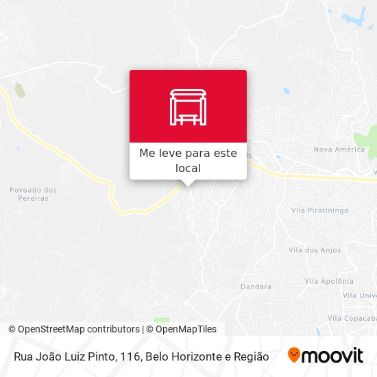 Rua João Luiz Pinto, 116 mapa