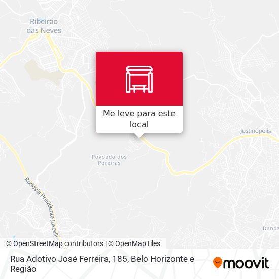 Rua Adotivo José Ferreira, 185 mapa