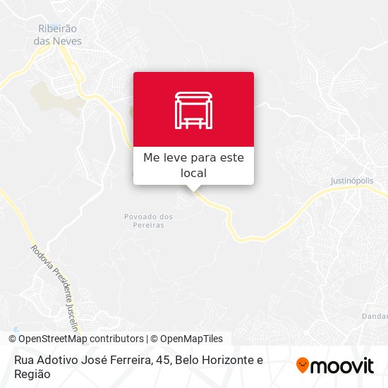 Rua Adotivo José Ferreira, 45 mapa