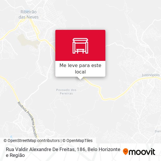 Rua Valdir Alexandre De Freitas, 186 mapa