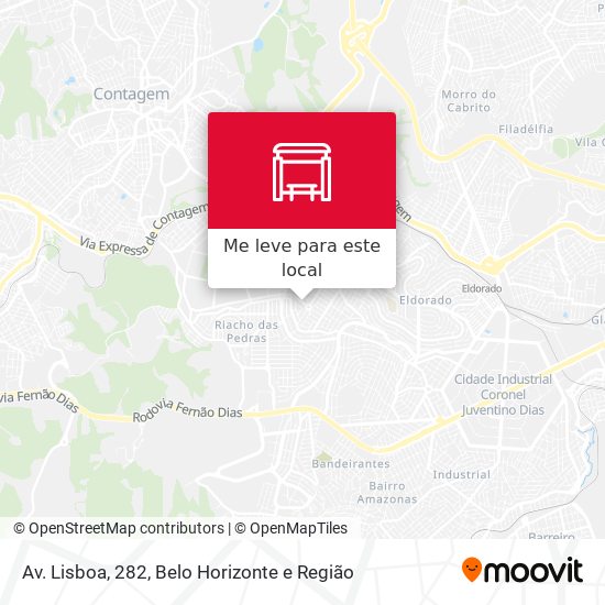 Av. Lisboa, 282 mapa