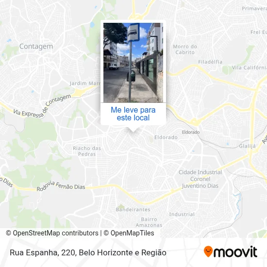 Rua Espanha, 220 mapa