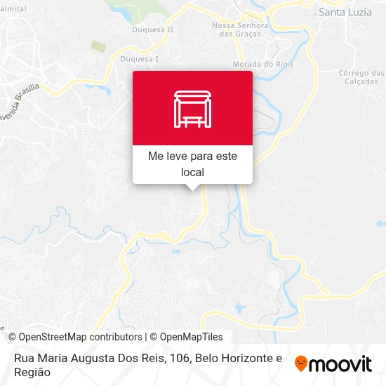 Rua Maria Augusta Dos Reis, 106 mapa