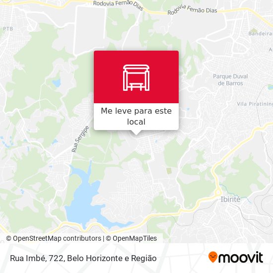 Rua Imbé, 722 mapa