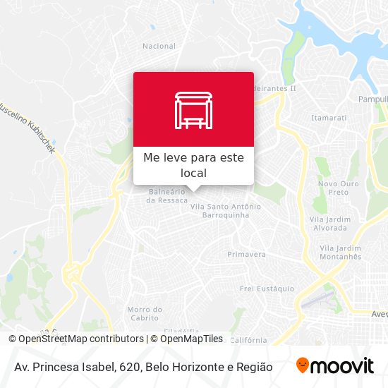 Av. Princesa Isabel, 620 mapa