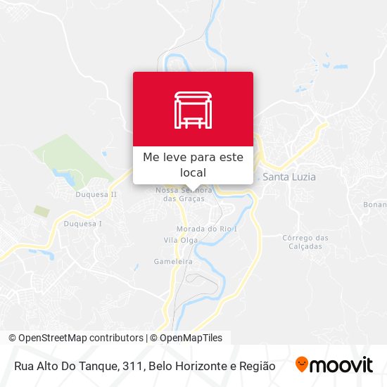 Rua Alto Do Tanque, 311 mapa